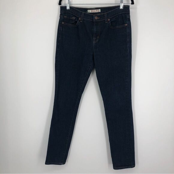 J Brand Jeans Womens 30 Skinny Leg Dark Wash - Picture 2 of 9